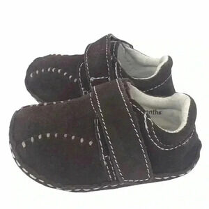 Rileyroos Jakester Baby Shoes Saddle Brown 3–6M Suede Walkers NWT Soft Sole